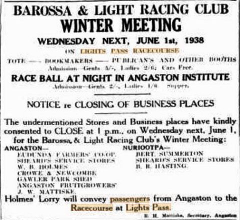 Lights Pass Races 1938