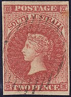 First stamp of South Australia