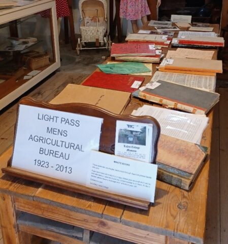 The Light Pass Ag Bureau display