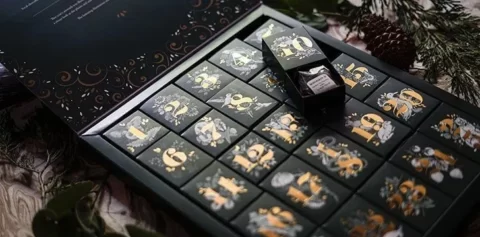 advent calendar with chocolates