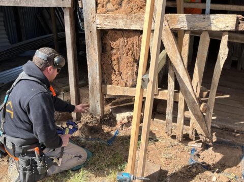 looking at the footings